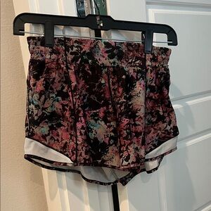 lululemon athletica Multicolor Floral Athletic Shorts